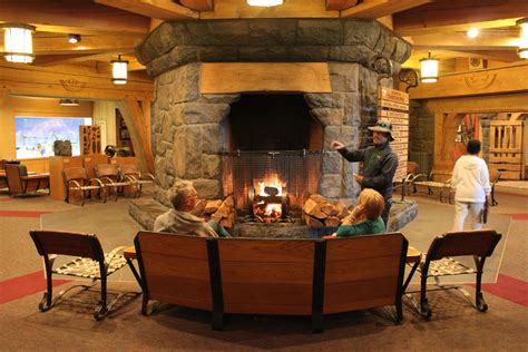 timberline lodge fireplace